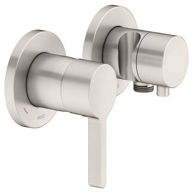 Edition 400 Brause-Einhebelmischer Set für 2 Verbraucher, mit Schlauchanschluss/Brausehalter