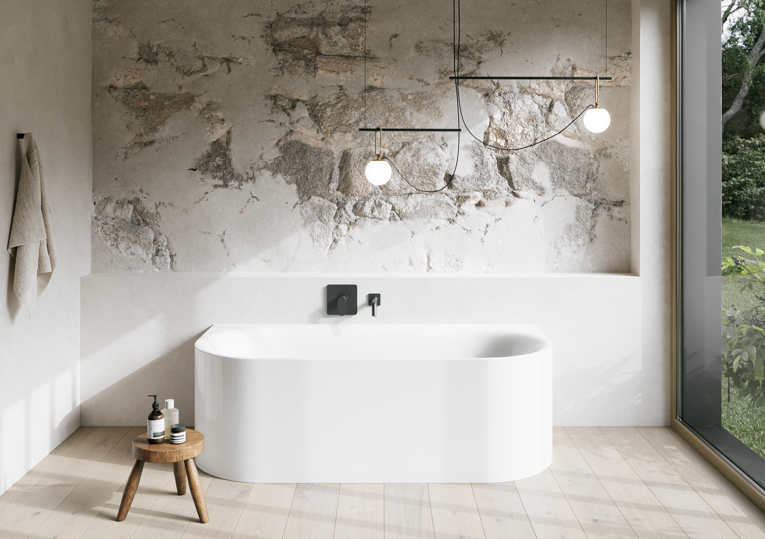 Lux Oval I Silhouette Badewanne
