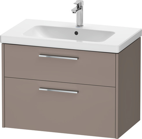 D-Code 2.0 Waschtischunterbau wandhängend, Griff chrom, 784mm