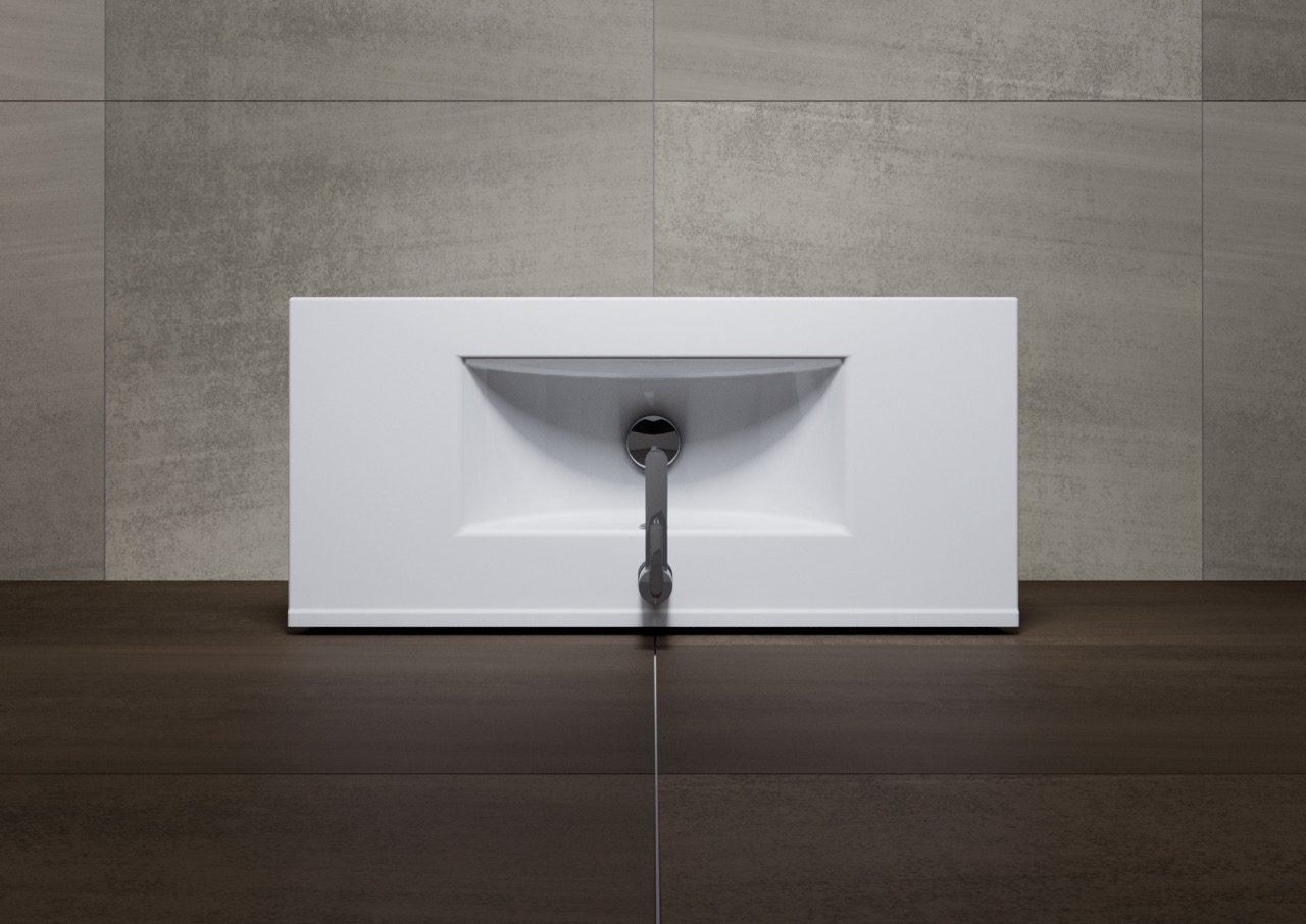 Porto Wave Waschtisch 100cm