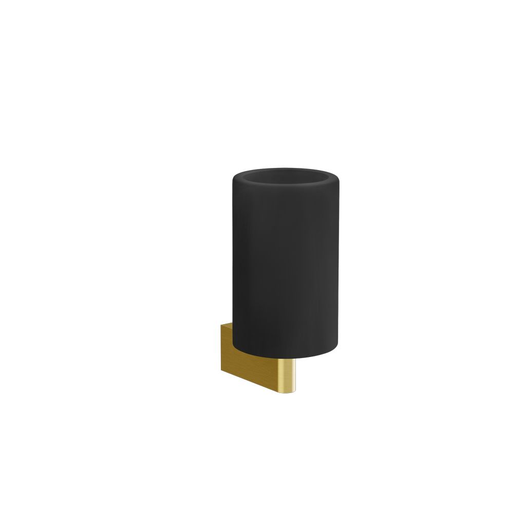 Gessi ORIGINI Becherhalter schwarz gold gebürstet PVD