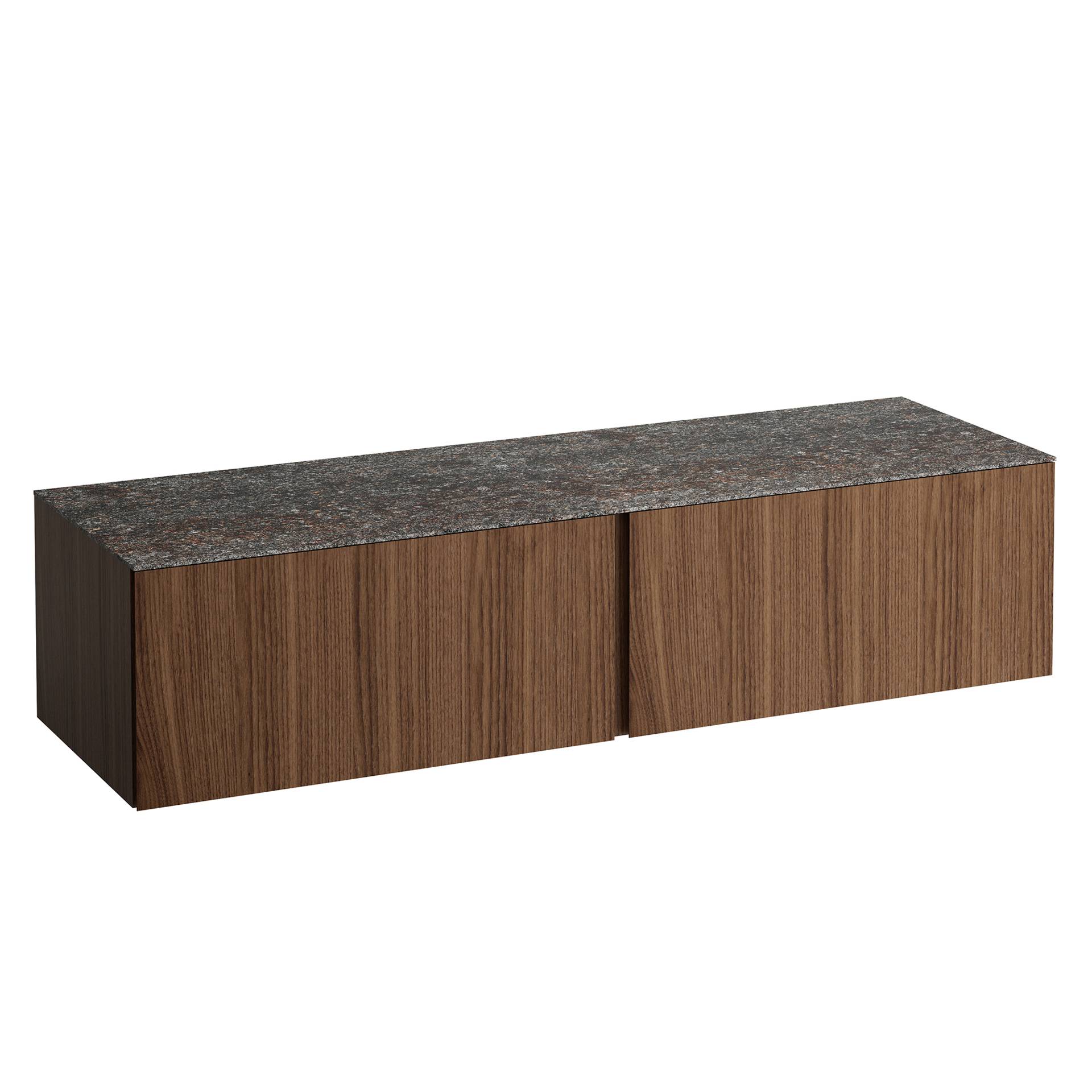 LAUFEN IlbagnoAlessi Waschtischunterschrank 160cm Noce Canaletto