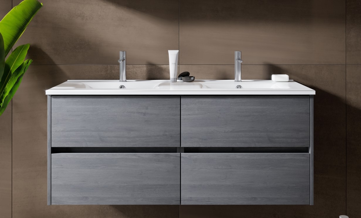 Porto Waschtischunterschrank 120 x 45 x 52cm