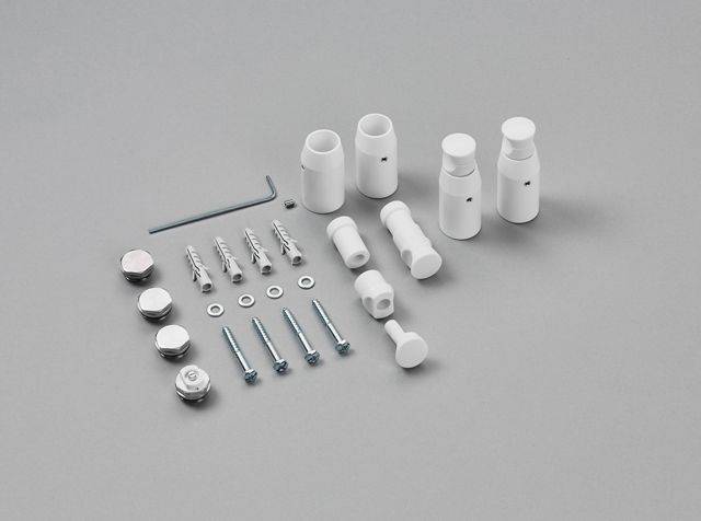 Zehnder Montageset für Zehnder Forma Spa Chrom
