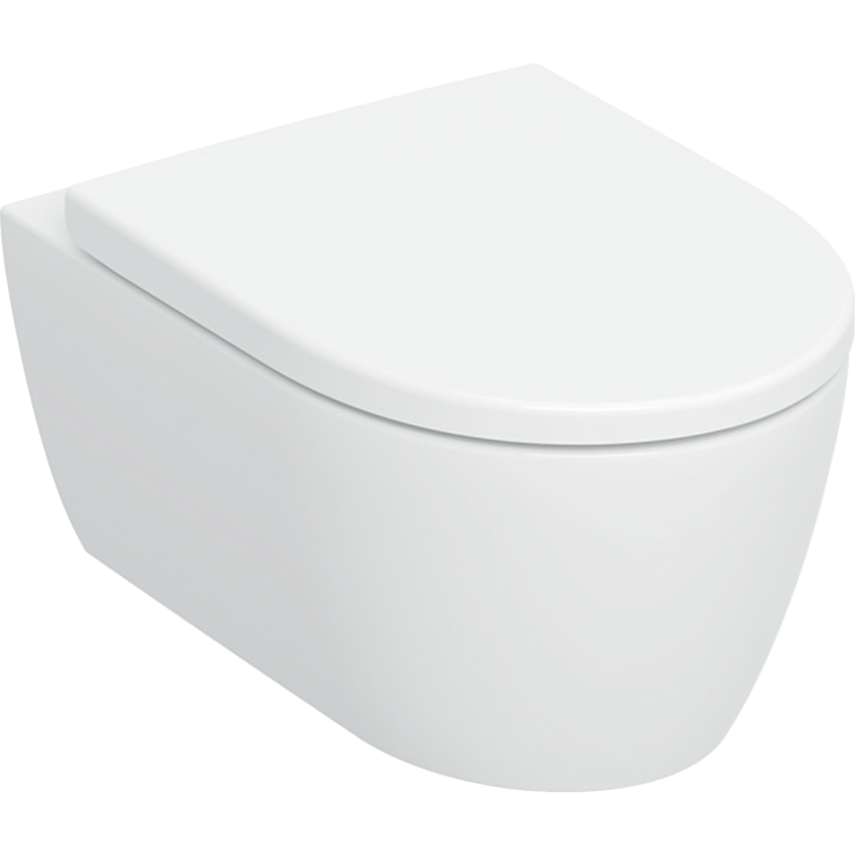 iCon Set Wand-WC Set  mit TurboFlush, weiß mit KeraTect