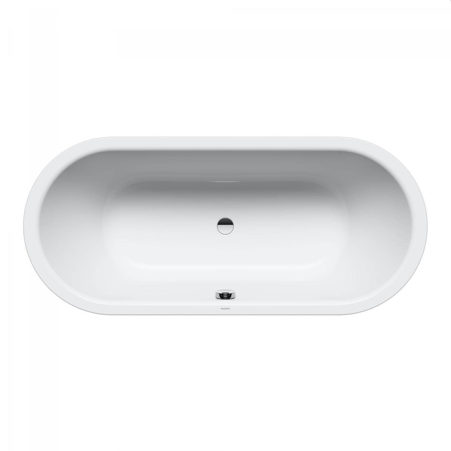Classic Duo Oval freestanding bath; model 111-7; 1800 x 800 x 420mm, white/black