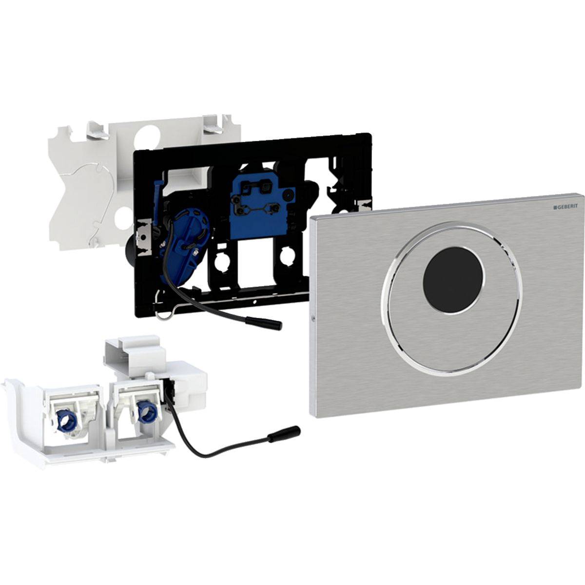 Geberit Sigma 10 WC-Betätigungsplatte mit elektronischer Spülauslösung, manuell