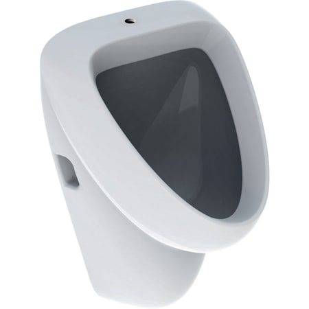 Geberit Aller Urinal, Zulauf von oben, Abgang nach hinten