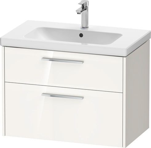 D-Code 2.0 Waschtischunterbau wandhängend, Griff chrom, 784mm