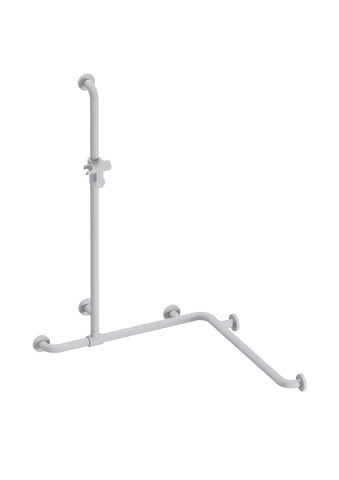 HEWI Serie 477/801 Duschhandlauf mit verschiebbarer Brausehalterstange