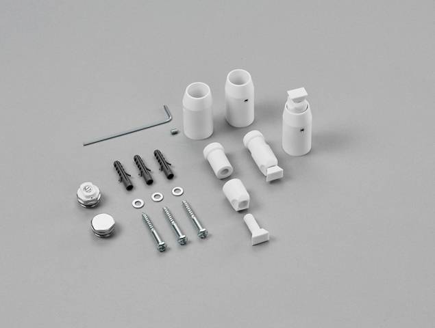 Montageset für Zehnder Zeno Weiß