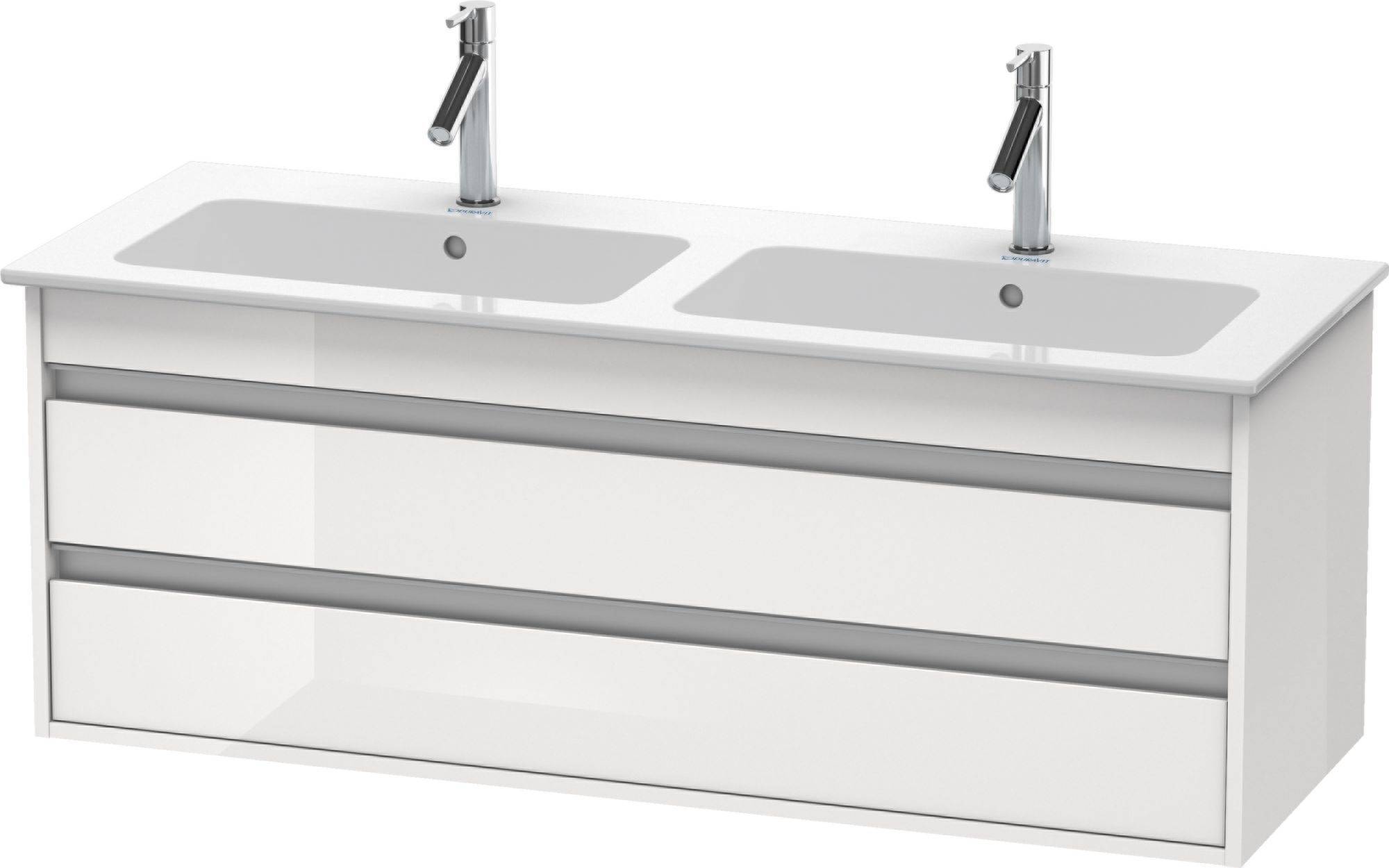 Duravit Ketho Waschtischunterbau wandhängend KT6432 für Me by Starck Waschtisch