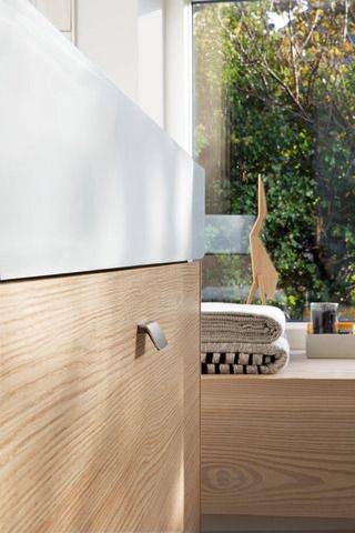 Vero Air Möbelwaschtisch, 1000 x 470mm mit Hahnloch, ohne Überlauf