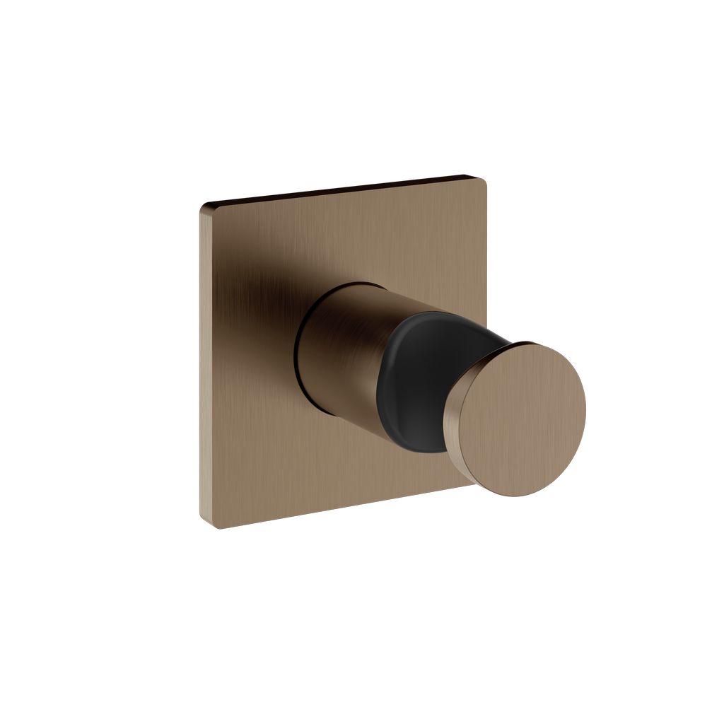 Gessi Inverso Rigato Brausehalter Coffee bronze gebürstet PVD