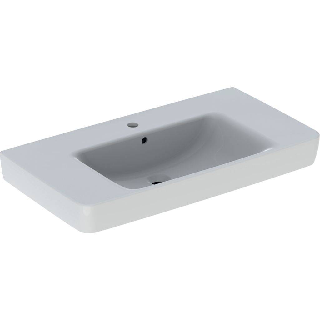 Renova Plan countertop washbasin with shelf 90cm