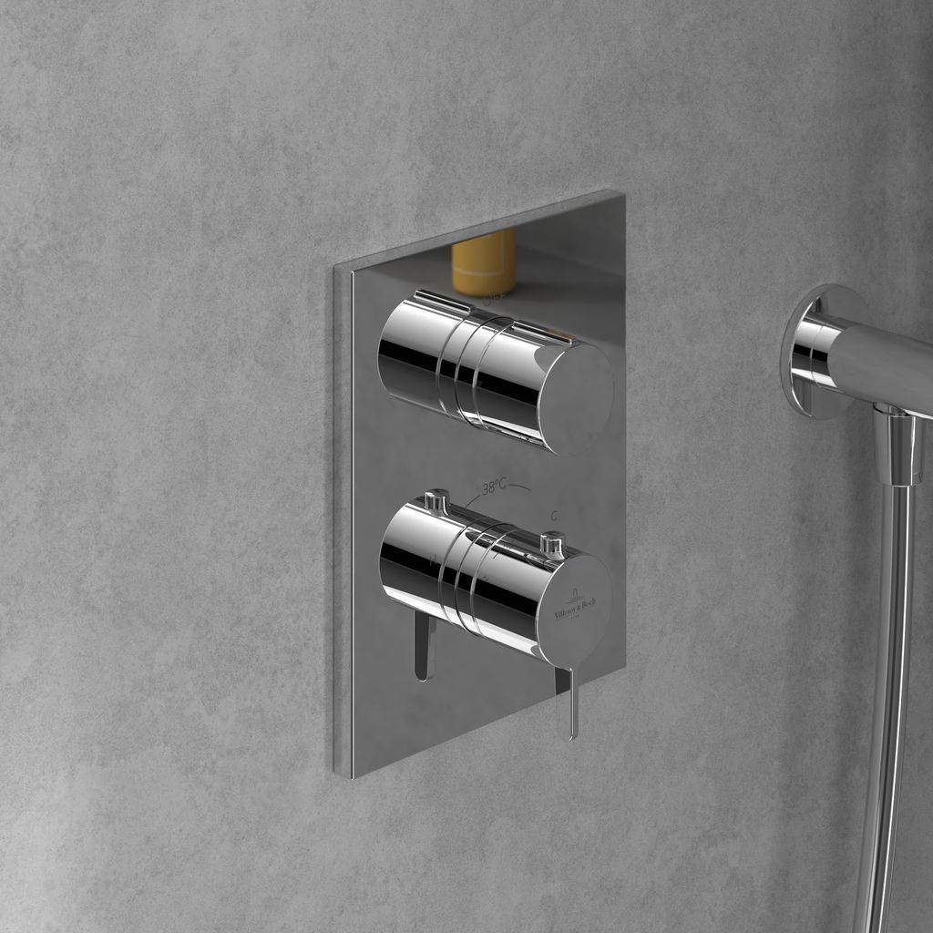 Conum Unterputz Thermostat mit Zweiwege-Mengenregulierung