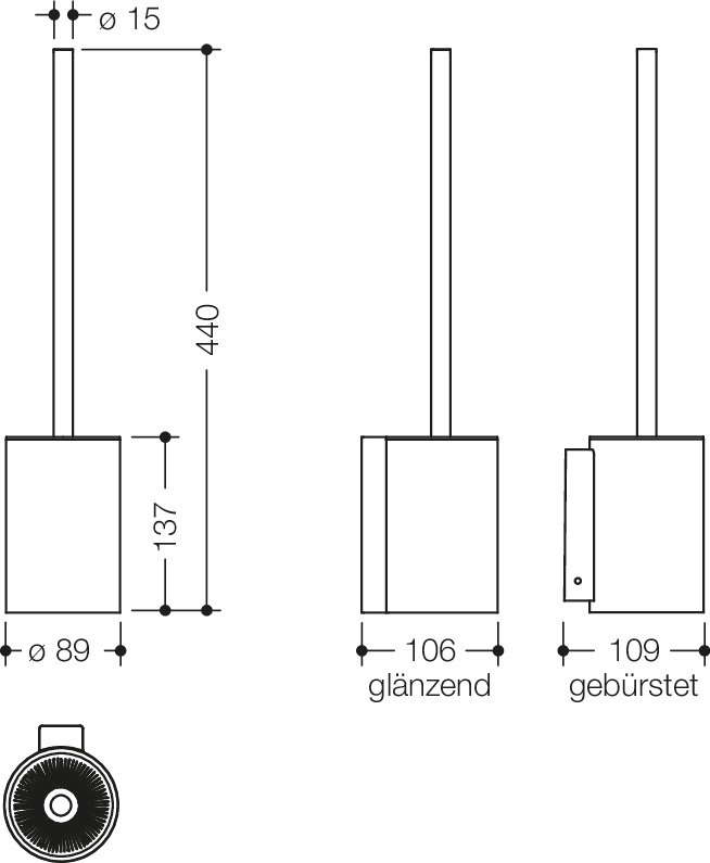 System 900 WC-Bürstengarnitur,
