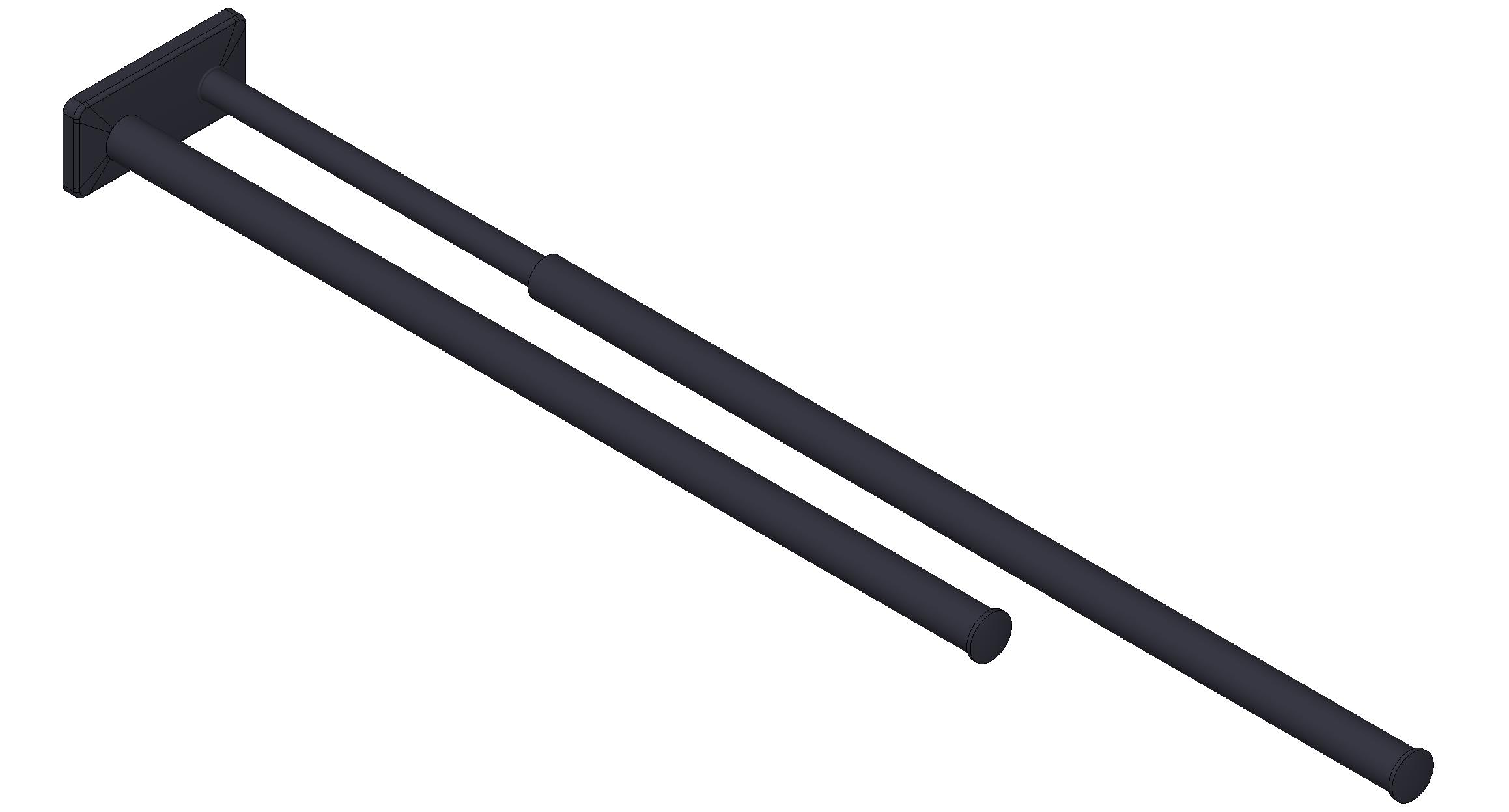 Giese Handtuchhalter doppelt, ausziehbar bis 680mm