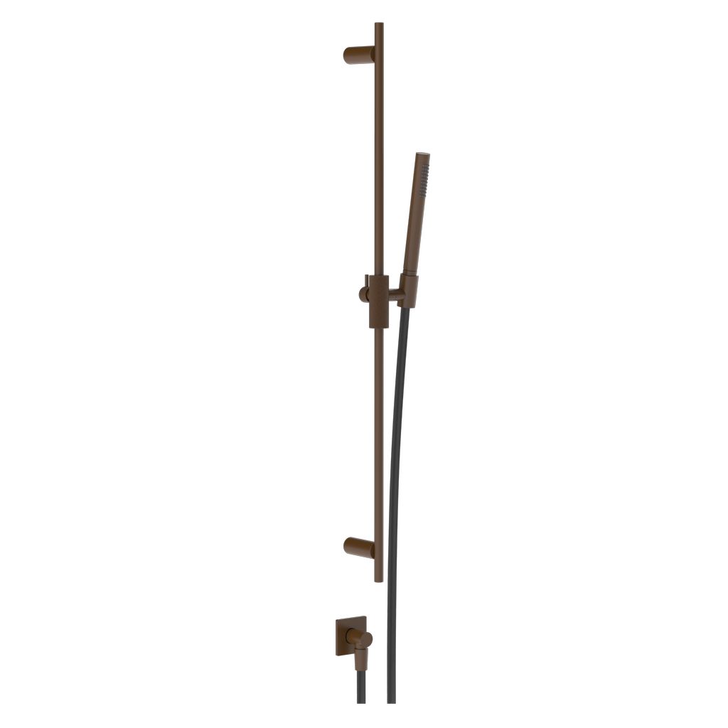 Gessi Inverso Diamanto Brause-Set dark bronze