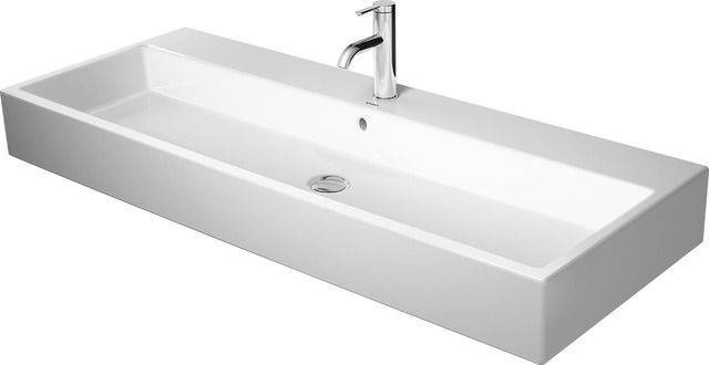 Vero Air washbasin polished, 1200 x 470mm, without tap hole, with overflow
