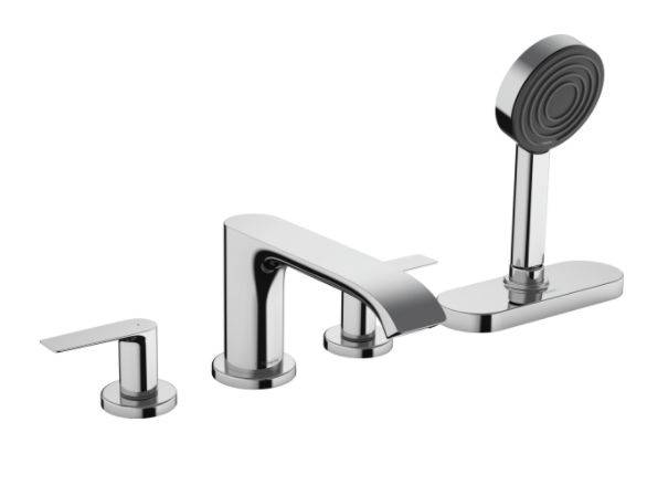 Hansgrohe Vivenis 4-Loch Wannenrandarmatur mit sBox