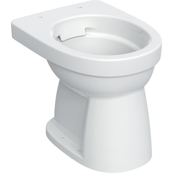 Geberit Renova Stand-WC Flachspüler Abgang vertikal, Rimfree, weiß