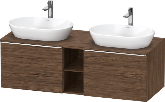 Duravit D-Neo Konsolenwaschtischunterbau mit Möbelgriff chrom