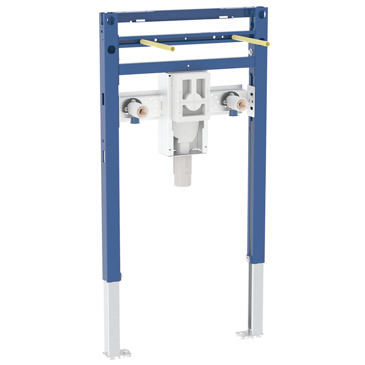 Duofix Vorwand-Element für Waschtisch,  82-98 cm Standarmatur, mit UP Siphon