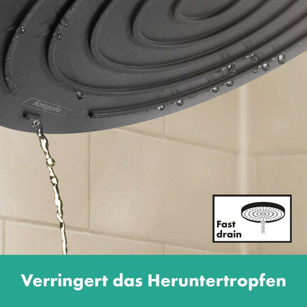 Hansgrohe Pulsify Kopfbrause 260 2jet mit Wandanschluss, EcoSmart