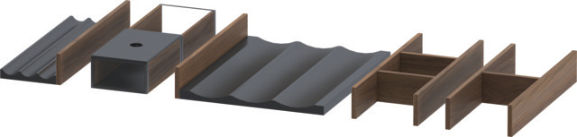 Einrichtungssystem Set 696x371x55mm