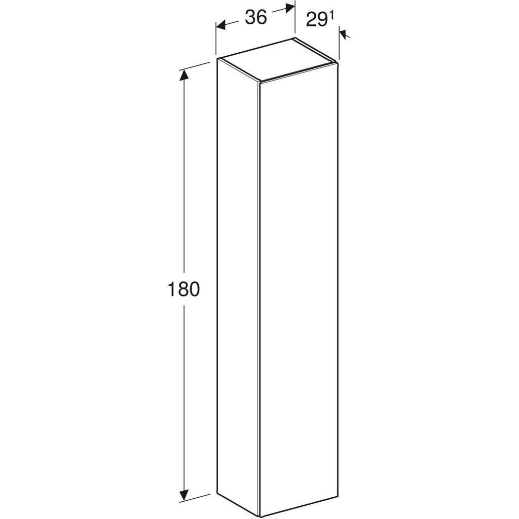 iCon tall cabinet 36cm