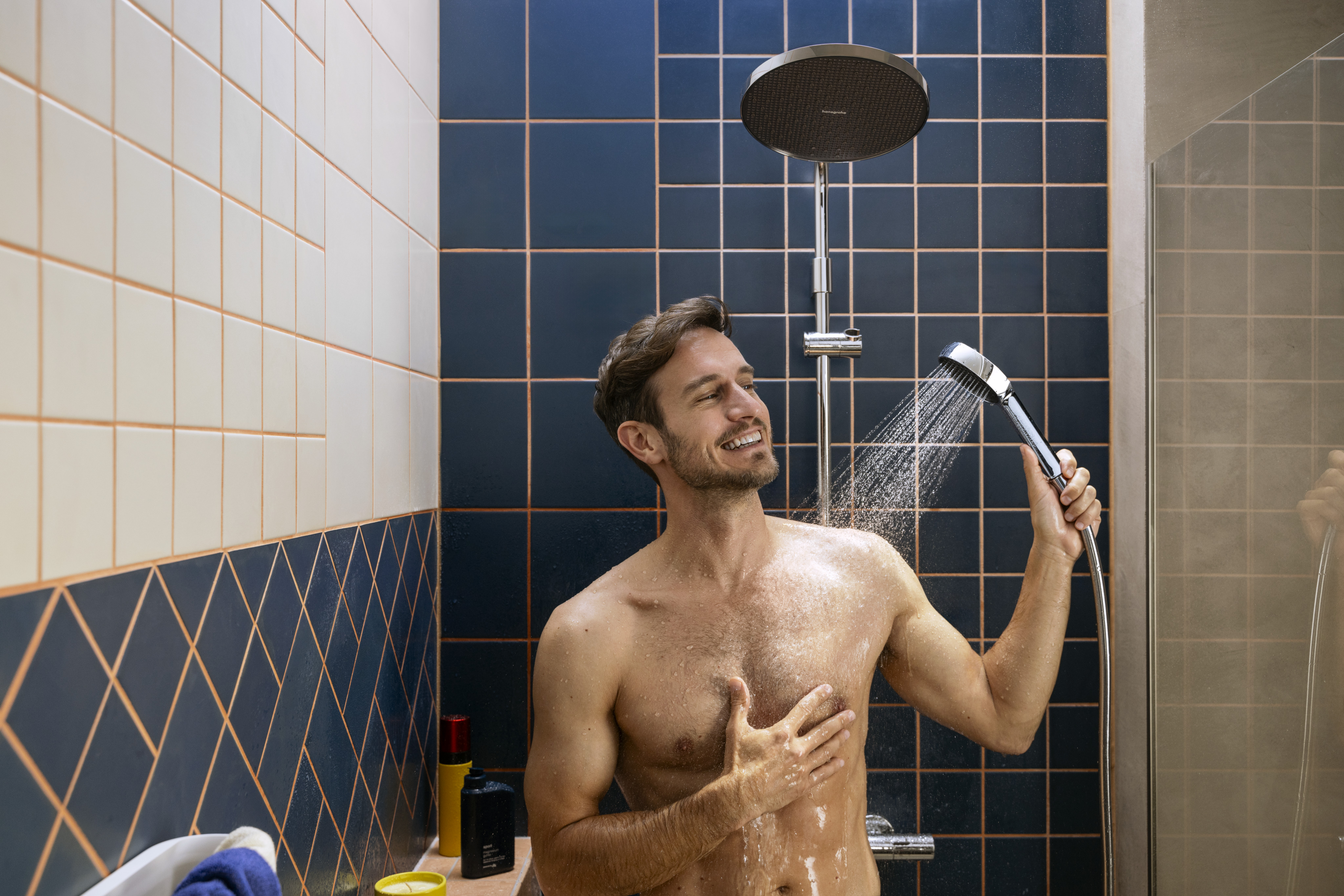 Activera S Duschsystem 240 1 Strahlart  wassersparend mit Ecostat Fine Varia