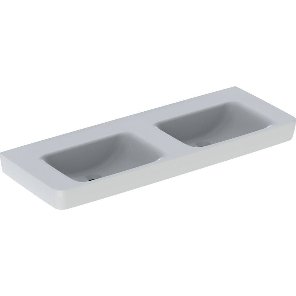 Geberit Renova Plan Doppel-Waschtisch 130cm