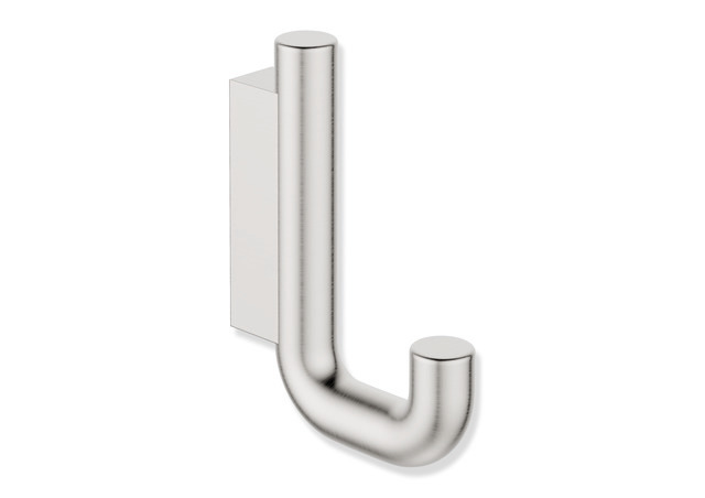 HEWI Serie 480 Einzelhaken Edelstahl matt