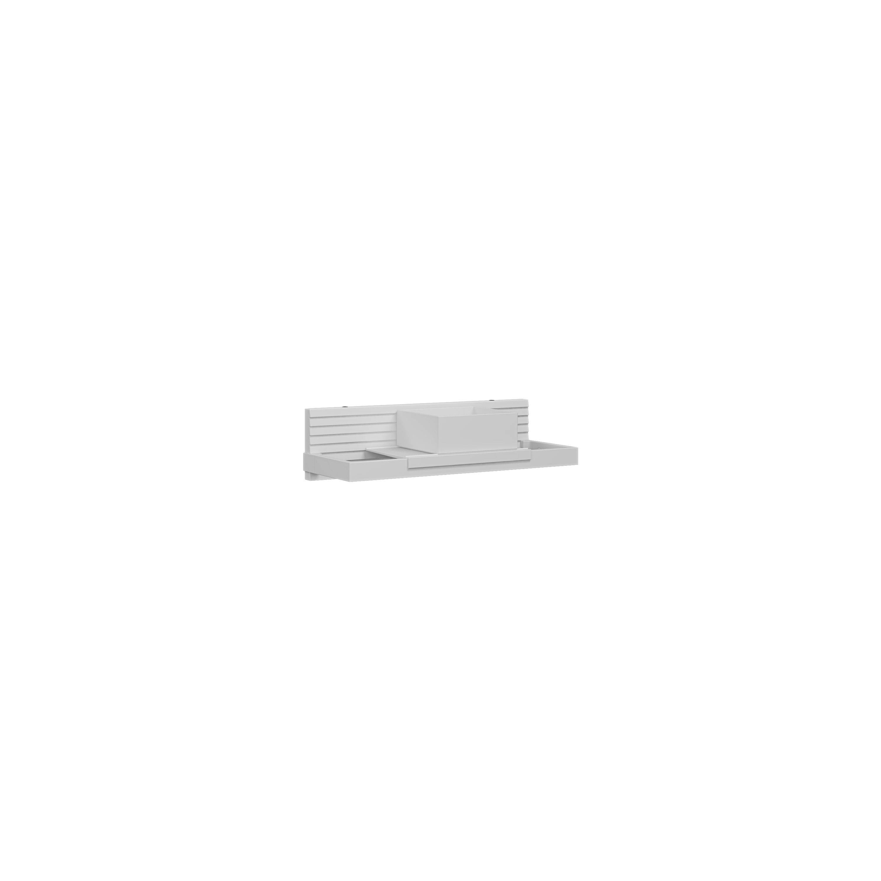 burgbad Fiumo Wandboard 117x450x150 Weiß Matt