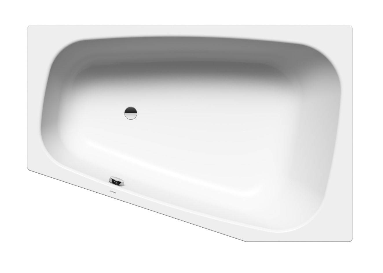 Plaza Duo Raumspar-Badewanne links; Modell 192; 1800 x 1200 x 420mm, mit einseitigen Grifflöchern