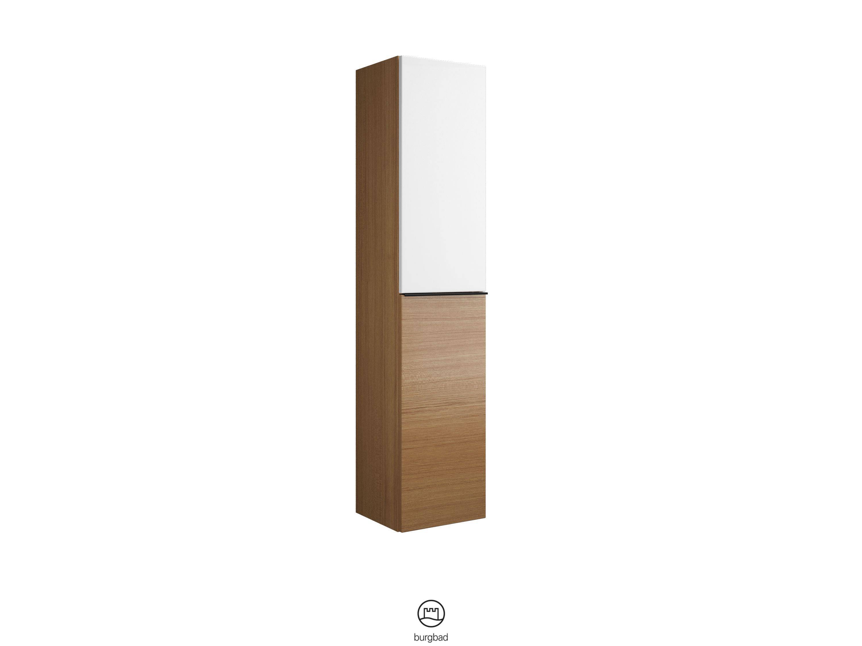 burgbad Fiumo Hochschrank 1600x350x320 Tectona Dekor Zimt
