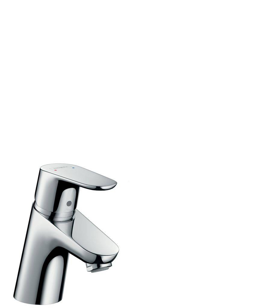 Hansgrohe Einhebel-Waschtischmischer 70 Focus LowFlow, ohne Ablaufgarnitur