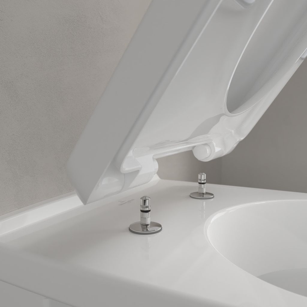 O.Novo Combi-Pack Wand-Tiefspül-WC  mit WC Sitz