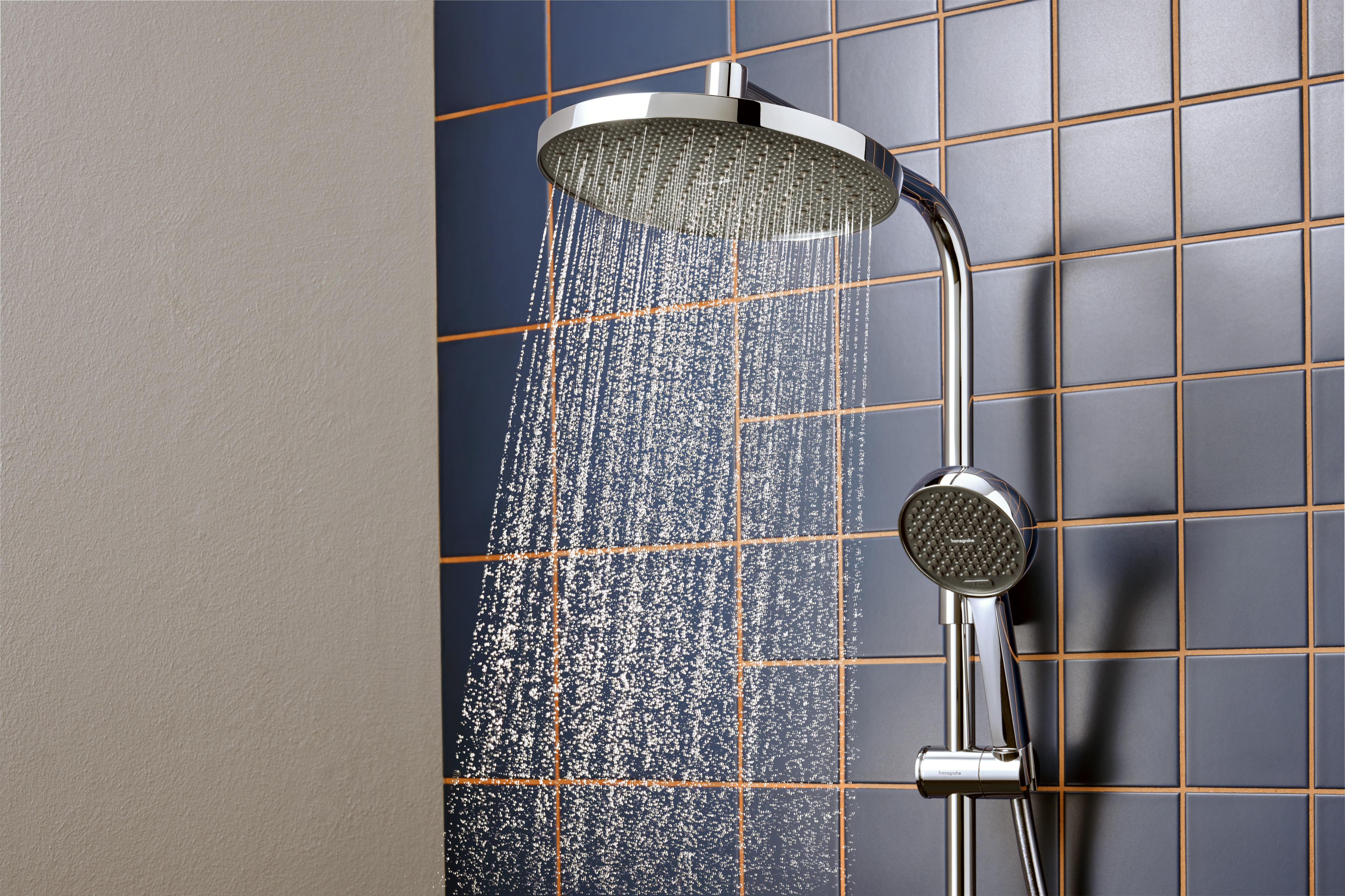 Activera S shower system 240 1 spray type water-saving with bath thermostat Ecostat Fine