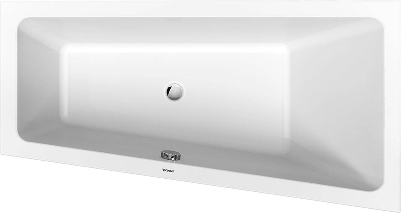 Duravit No.1 Raumspar-Badewanne Trapez 1500 x 800mm