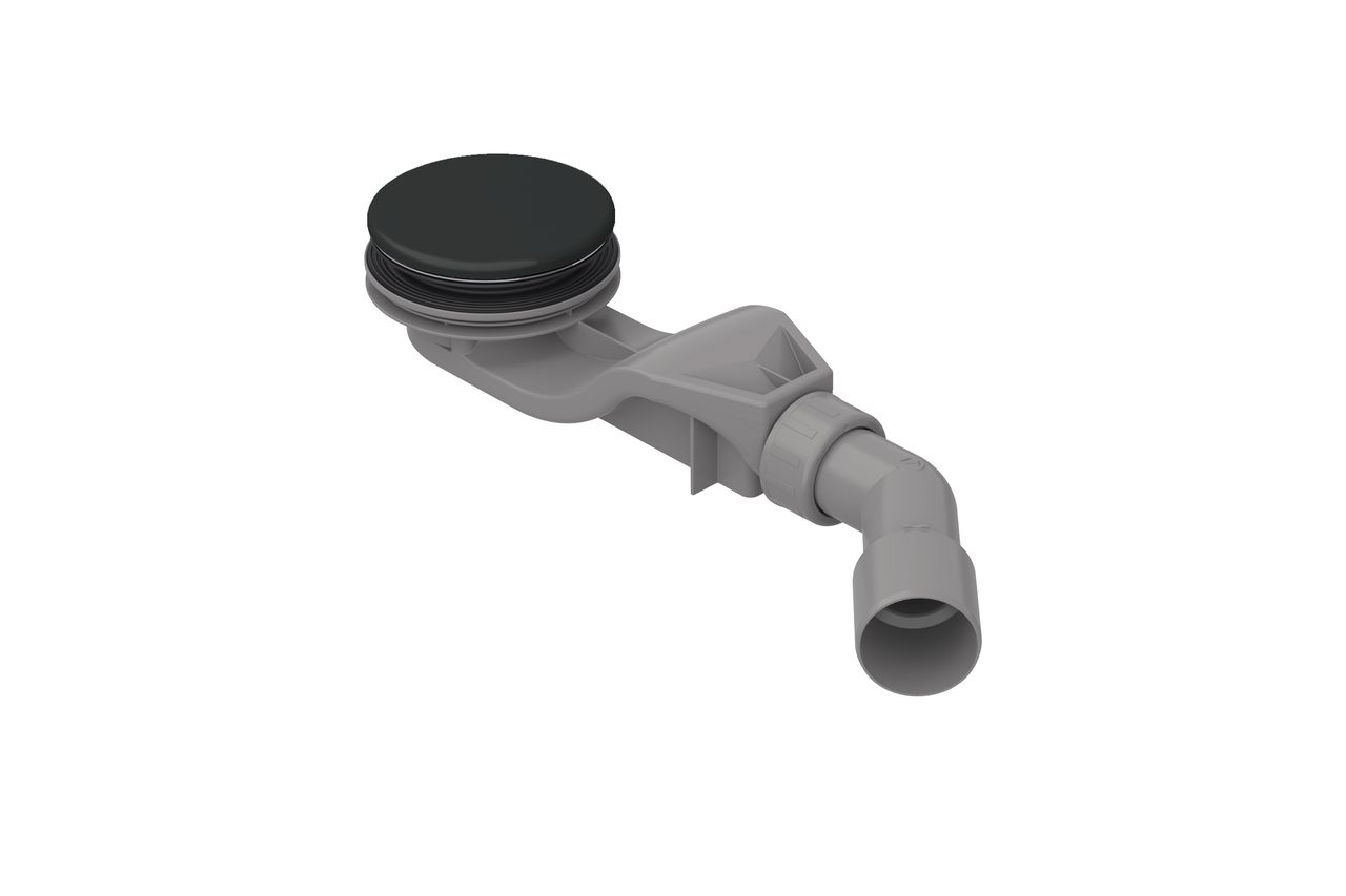 Ablaufgarnitur Solid 30 mit Anti-Rutsch-Pro für glasierten Deckel
