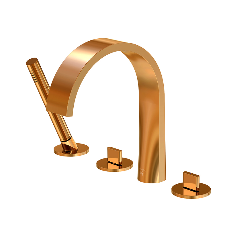 Series 280 4-hole bath rim mixer