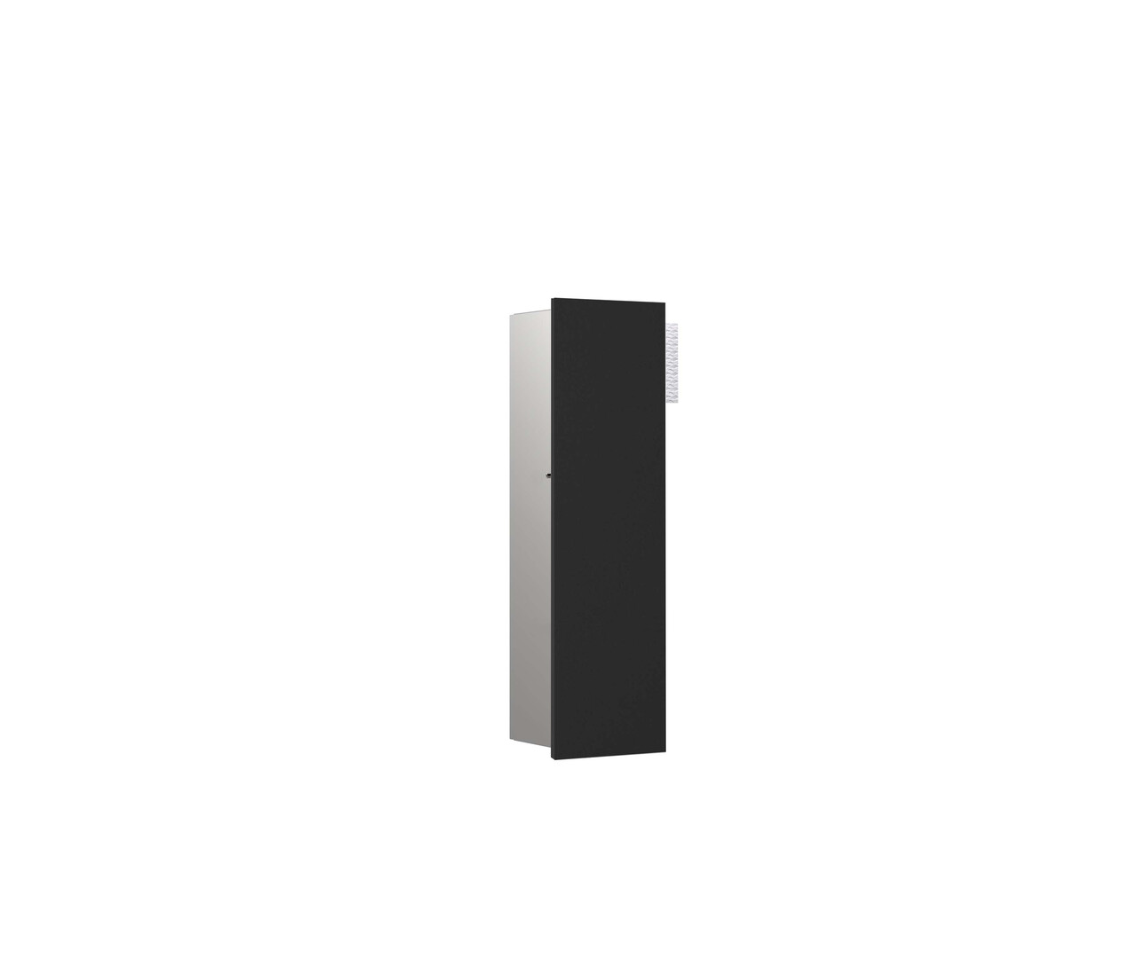 asis pure (Glasfront) WC-Modul Toilettenbürstengarnitur und WC-Papier