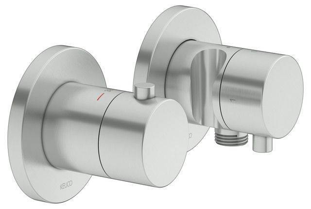 Plan blue thermostatarmatur Set für 2 Verbraucher, mit Schlauchanschluss/Brausehalter