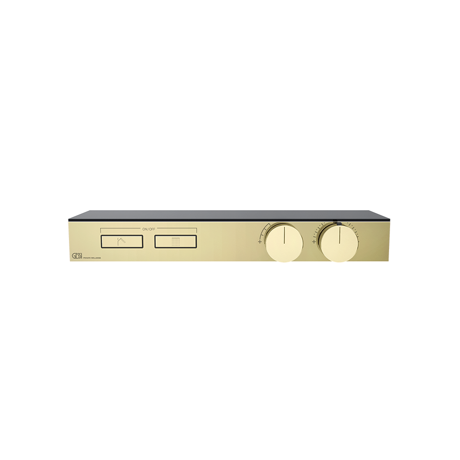 Gessi HI-FI Thermostat 2-Wege messing