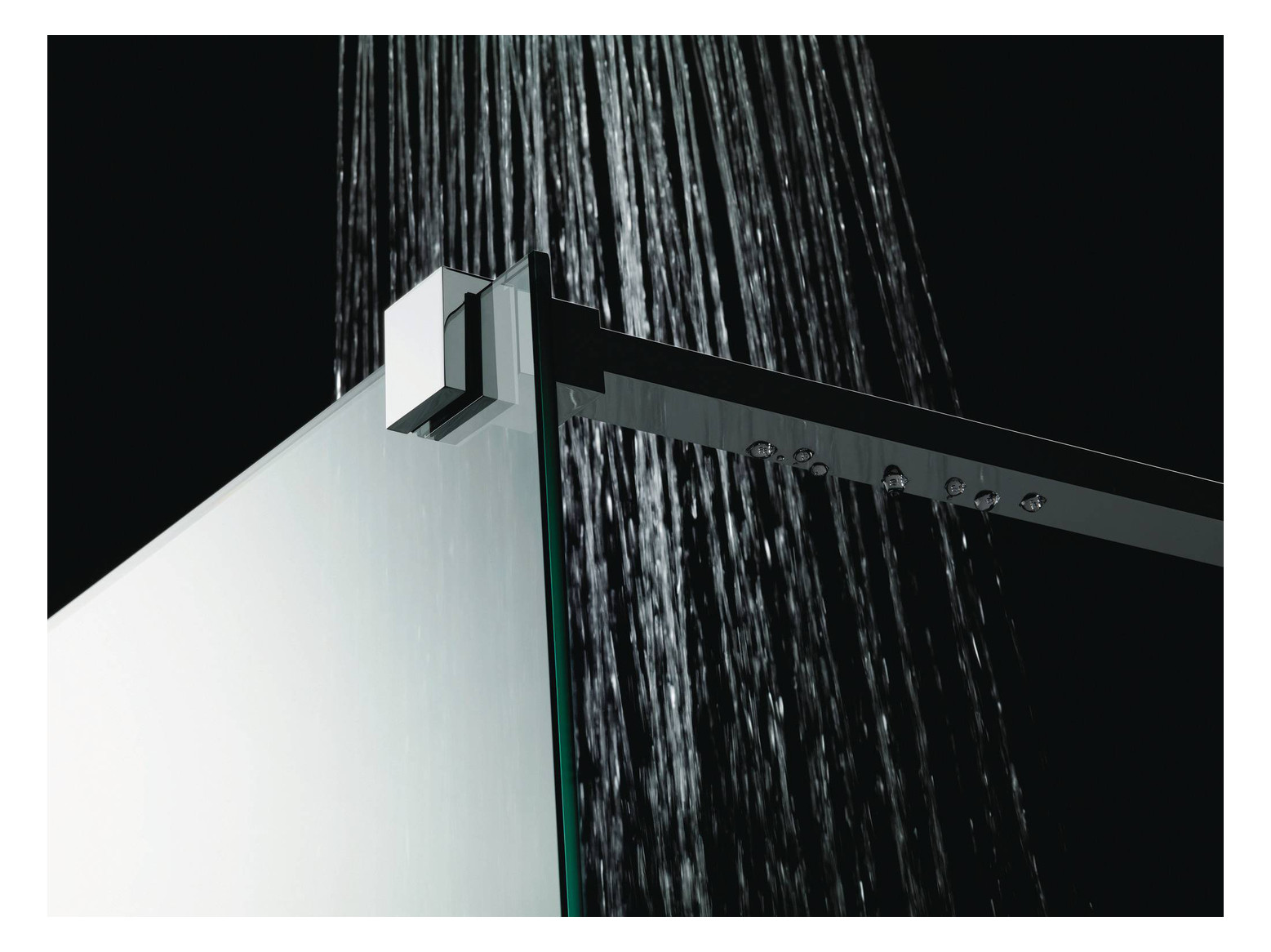 Duplo pure Walk-In Duschglas Linksbefestigung