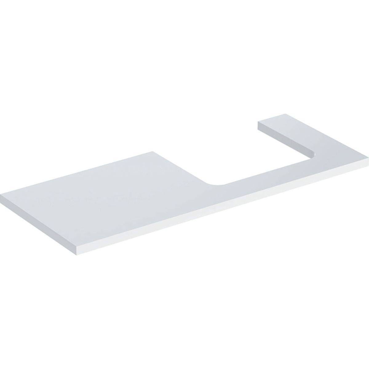 Geberit One Waschtischplatte Ausschnitt rechts, für Aufsatzwaschtisch, 120cm