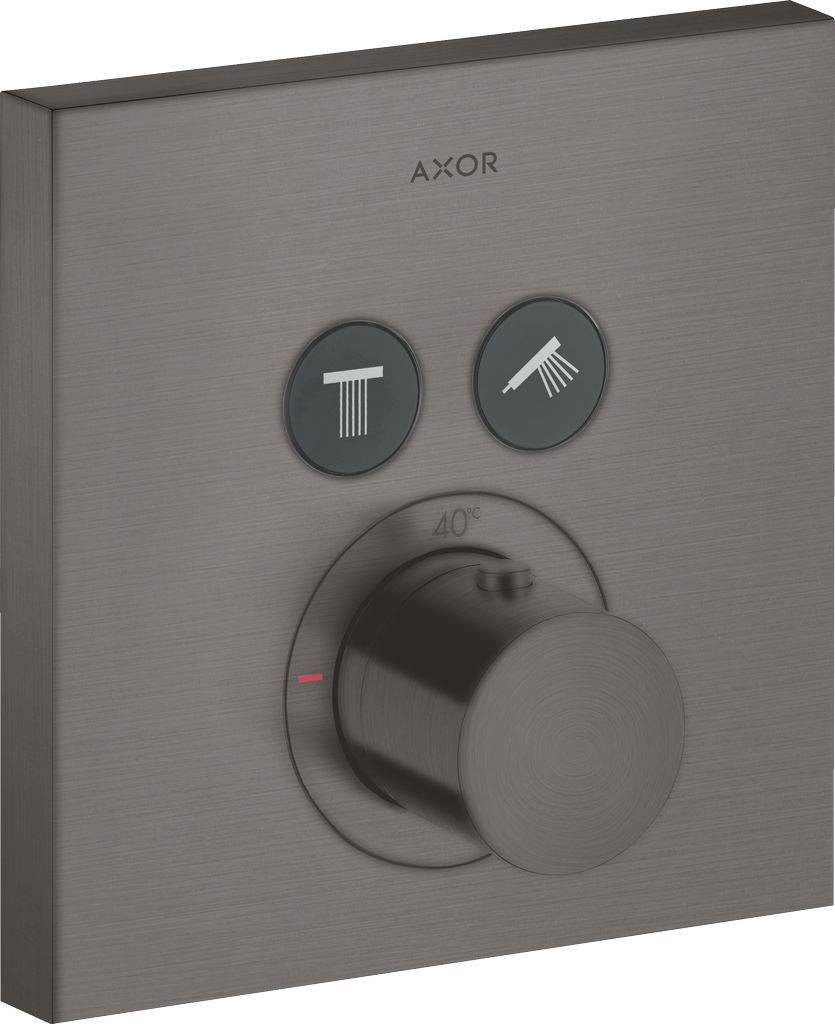ShowerSelect Square Thermostat Unterputz für 2 Verbraucher