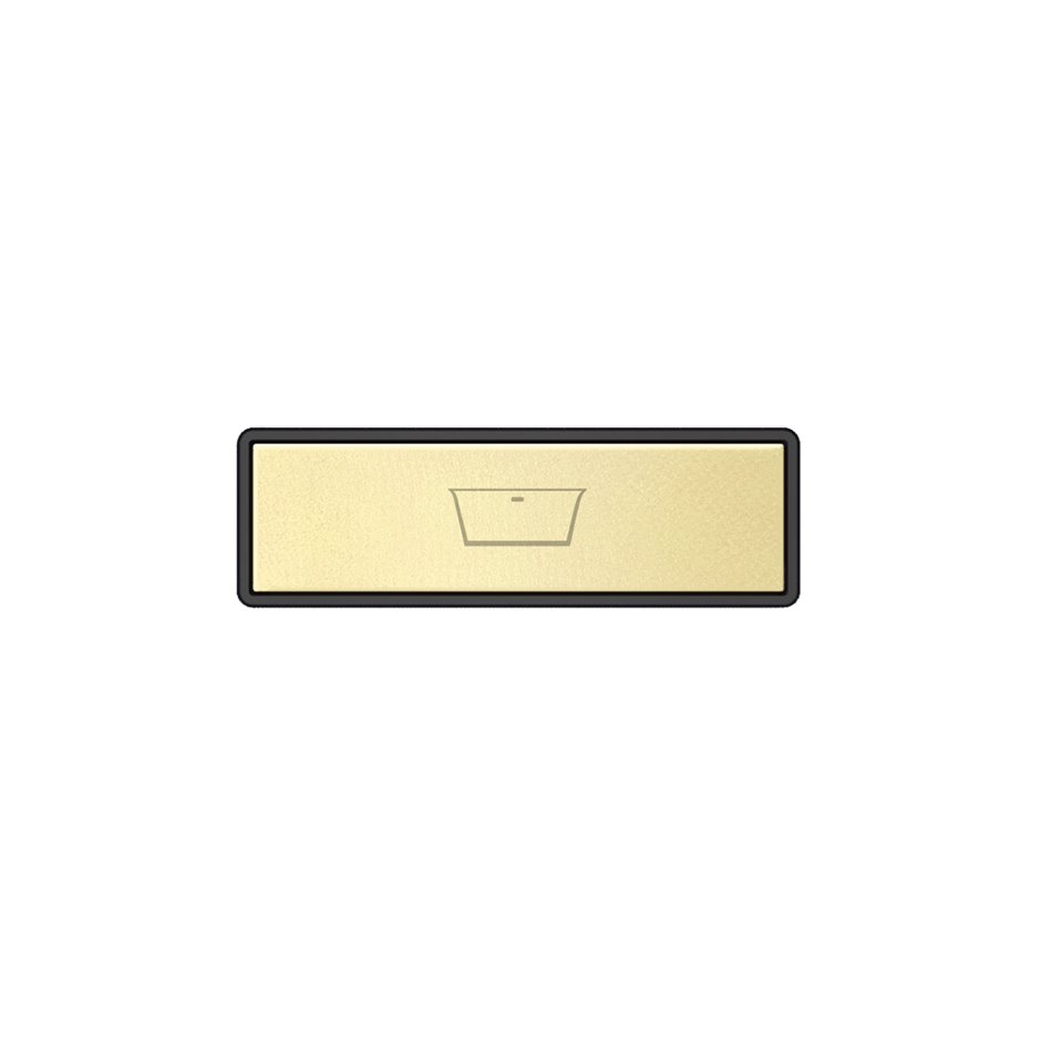 Gessi Taste mit Wannen-Symbol